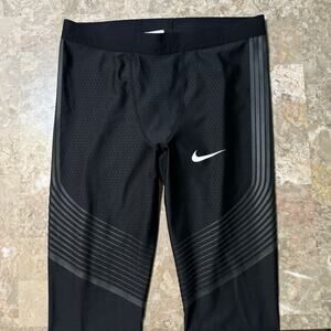 Nike Running Tights Mens XLT XL Tall Compression 31” Reflective Gym 718470